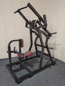 Studio Commercial Iso Lateral Front <span class=keywords><strong>Lat</strong></span> <span class=keywords><strong>Pull</strong></span> <span class=keywords><strong>Down</strong></span> Split Plate Loaded Equipo de entrenamiento Serie de martillo de tubo cuadrado estándar - Product Image 4