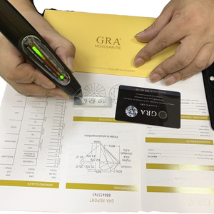 Viresa bán buôn 3M-8mm 0.1ct-2ct vvs moissanite kim cương 100% vượt qua Kim Cương Tester Vòng rực rỡ cắt lỏng moissanite đá - Product Image 2