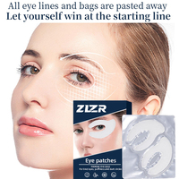 Masques pour les yeux en bio-gel anti-rides raffermissant à base d'herbes biologiques en gros, acide hyaluronique, collagène, masque pour les yeux en cristal pour peaux sèches