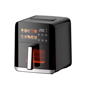 <span class=keywords><strong>Friteuse</strong></span> à air sans huile intelligente - Écran tactile numérique Contrôle du plateau d'égouttage d'huile amovible pour un usage domestique - Product Image 4