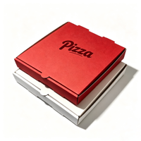 Boîtes à pizza à emporter en carton ondulé kraft personnalisées pour commande en gros SP3362, qualité alimentaire, 7-32 pouces, avec logo personnalisé imprimé