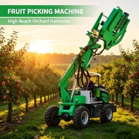 Machine de récolte vibrante pour noix, récolteuse de fruits par secouage et récupération