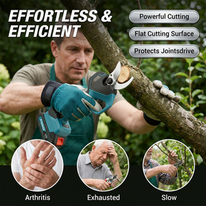 Pruning Shear Battery Powered Cordless Portable Pruner Lightweight for Garden <b>Tree</b> <b>Branch</b> Cordless Operation No Need for Power C - Product Image 2