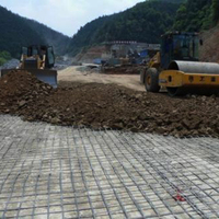 Géogrille en acier et plastique HDPE PP de la marque ROAD pour mur de soutènement, panneau de sol avec garantie de plus de 5 ans et résistance à la traction de 30-150KN/m