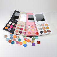 Palette de fards à paupières pigmentés OCHAIN, maquillage personnalisé, vente en gros, choisissez vos propres couleurs, fards à paupières imperméables, marque privée