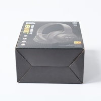 Boîte d'emballage personnalisable pour casque sans fil, épaisseur 2 mm, gaufrage, revêtement UV, boîtes rigides en carton recyclables pour accessoires