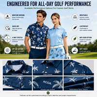Polo de travail léger personnalisé pour hommes, séchage rapide, respirant, extensible dans les 4 sens, polo de sport et de golf à impression numérique