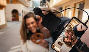 Vlog débutants Smartphone téléphone Kit vidéo, lumière LED Microphone trépied mains libres <span class=keywords><strong>Blog</strong></span> caméra voyage kit d'éclairage vidéo - Product Image 4