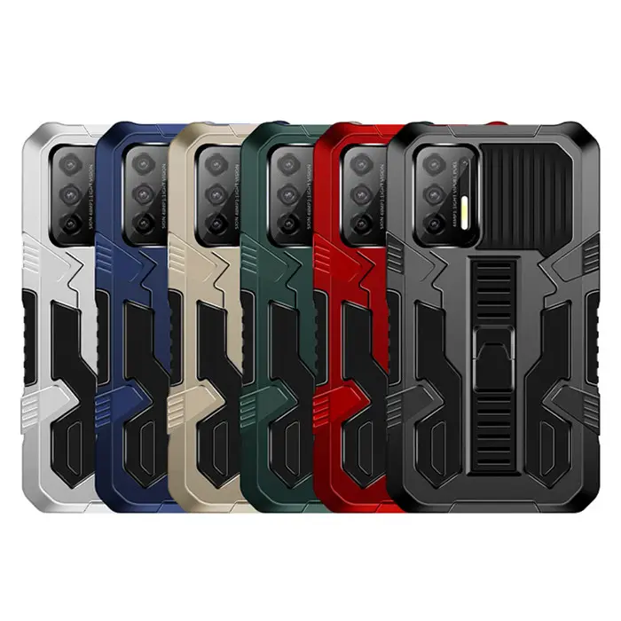Rugged Hybrid Hard PC Soft TPU Built-in Stand Holder Car Ring Phone Case For Samsung A02S A02 A72 A52 A42 A32 mobile cover