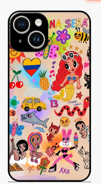 Custom Logo Designer Brand Bad Bunny & Karol G Luxury for Phone Case-Shockproof Eco-Friendly ABS Material