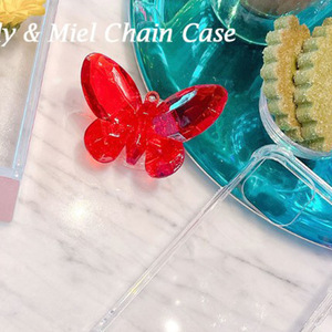 Tùy Chỉnh ABS Bướm Gấu Đá Quý Vòng Trái Tim Trong Suốt Trống Ngón Tay Phổ Di Động Điện Thoại Di Động Tùy Chỉnh Grip Điện Thoại - Product Image 5