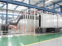 Système de ligne de production industrielle automatique de peinture en poudre pour les rayonnages de conteneurs de stockage, finition de surface blanche et grise