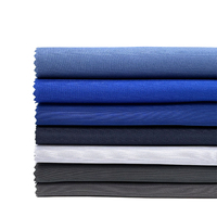 Tissu gabardine en twill 100% polyester pour uniforme de travail, uniforme scolaire, tissu pour costume Minimatt