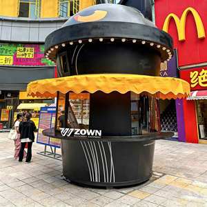ZOWN Standard Mobile Food Trailer Fully Equipped Electric BBQ Food Truck Outdoor Fast Food Catering Events Street Vending - Product Image 1