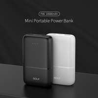 Banque d'alimentation portable Chargeur de téléphone portable Prix d'usine Type C Double carte de crédit USB Banque d'alimentation personnalisée 10000mah
