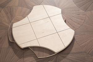 Planches de parquet en chêne brossé, finition moderne, bois d'ingénierie européen <span class=keywords><strong>pour</strong></span> entrepôt, salon, cuisine, garantie 15 ans - Product Image 5