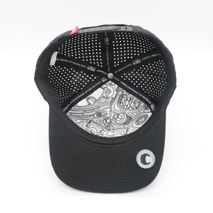 หมวกกอล์ฟ 5 ชิ้น ตัดเย็บด้วยเลเซอร์ ลายก้างปลา ระบายอากาศได้ดี กันน้ำ  ปักโลโก้  ใช้ได้ทุกฤดู ผลิตจากโพลีเอสเตอร์ผสมสแปนเด็กซ์  พร้อมหัวเข็มขัดปรับได้  สำหรับทั้งชายและหญิง - Product Image 6