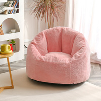 Canapé pouf moderne en forme de citrouille, surdimensionné, rembourré en mousse à mémoire de forme, livré en boîte, fauteuil de relaxation ergonomique pour dortoir et salon