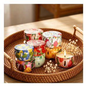 Vela aromática de soja en tarro de lujo para recuerdo de fiesta, presentación de boutique para invitados, recuerdo de lujo - Product Image 3