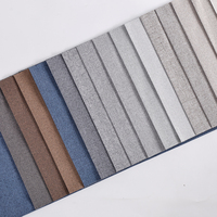 Tissu de rideau en polyester de luxe aspect lin, vente en gros d'usine, textile de maison pour hôtel et bureau, commande en gros