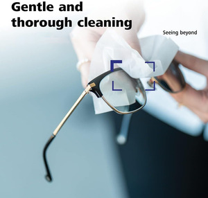 <span class=keywords><strong>Lingettes</strong></span> <span class=keywords><strong>nettoyantes</strong></span> pour lentilles en papier pré-humidifiées extra douces, emballées individuellement, sans traces, sans rayures, pour <span class=keywords><strong>lunettes</strong></span> et <span class=keywords><strong>lunettes</strong></span> de soleil - Product Image 4