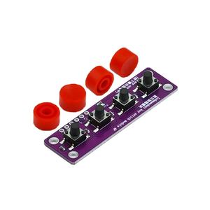 CKXIC Vier-Tasten-Schaltermodul, Kompatibel mit Arduino-Entwicklungsboard - Product Image 1