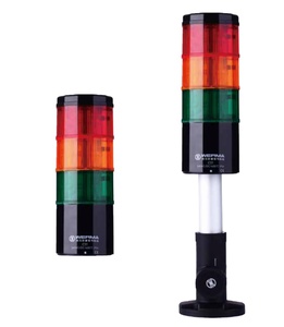 Werma cst60 tín hiệu tháp ánh sáng <span class=keywords><strong>buzzer</strong></span> loạt ba màu đèn LED không thấm nước IP65 vật liệu nhựa 220V đèn báo - Product Image 1