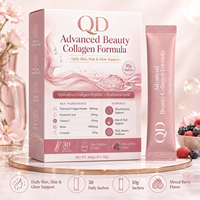 Collagène en poudre sans sucre, sans OGM, de qualité supérieure, pour la beauté de la peau, des cheveux et des ongles - Complément alimentaire pour adolescents et adultes, OEM