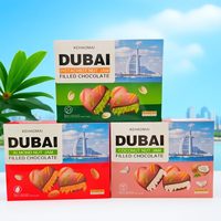 Kotak Camilan Selebriti Internet Sandwich Cokelat Marshmallow Isi Cokelat Rasa Dubai 300g Pistachio Kelapa Mentega Kakao