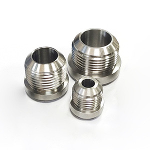 Aluminum Oil Pipe <b>Adapter</b> AN3 AN4 AN6 AN8 AN10 AN12 AN16 AN20 Welding Joint Engine Oil Cooler Connector Automotive Hardware - Product Image 1