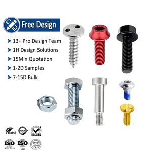 Nhôm 7075 chống trộm bu lông Fastener CNC Anodizing Pig mũi chống trộm an ninh tornillo bu lông và đai ốc cho thiết bị tập thể dục - Product Image 1