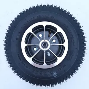 13x5.00-6 Tire With Aluminum Alloy Bearing Seat Rim For Small ATV/GO KARTS Electric Scooter/lawn Mower/snow Removal Truck