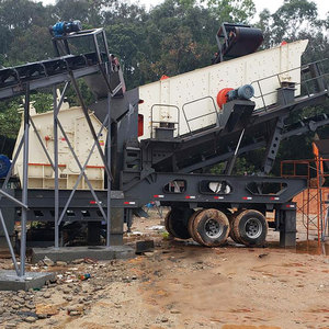 Trituradora de Impacto Móvil CFTC, Estación de Trituración de Polvo Fino, Planta de Trituración de Impacto Móvil con Ruedas para Roca - Product Image 1