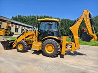 Promo Panas Excavator Bekas Merk Jepang Caterpillar 420F Multifungsi Mini Excavator Backhoe Loader 4x4 Roda Penggerak Tipe H