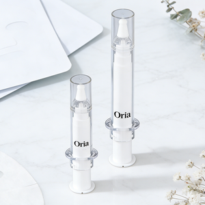 Tube cosmétique vide en plastique PS blanc de 5 ml, 10 ml, 20 ml, flacon pompe sans air pour utilisation avec un scalpel à ultrasons, crème pour les yeux - Product Image 4