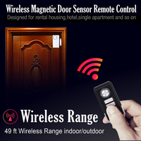 Alarme de sécurité domestique sans fil anti-vol avec télécommande, capteur magnétique pour porte, maison, fenêtre, alarme anti-effraction