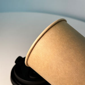 Vasos de papel de pared doble personalizados para establecimientos de alojamiento y desayuno Comience el <span class=keywords><strong>d</strong></span>ía con su marca acogedora - Product Image 3