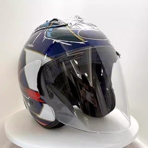 Casque de moto 3/4 ouvert en ABS à dégagement rapide, toutes saisons, course, sécurité, homologué DOT, garantie à vie VZ RAM - Product Image 2