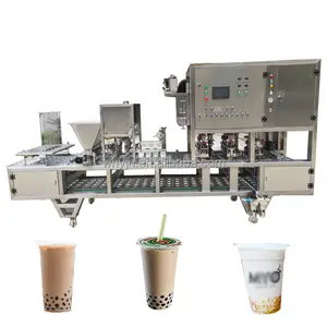 LG-GF302 Electronic Control Large-Sized Beverage Industry Factory Packing Line Ice Cup Full-Automatic Filling Sealing Machine