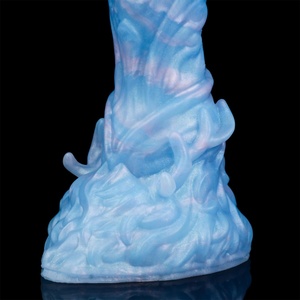 Four Size Fantasy <b>Dildos</b> Blue Anal Plug for Women Deer Shape <b>Dildo</b> - Product Image 5