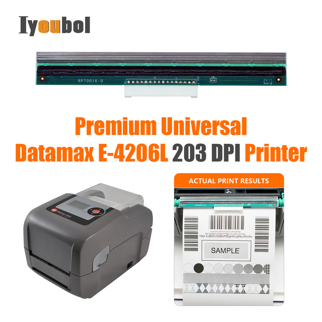 Printhead Compatible with Datamax E-3202 E-4206L Printhead 203dpi Thermal Label Printer PHD20-2206-01