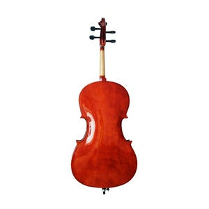 Modèle JYC00 de <span class=keywords><strong>violoncelle</strong></span> d'étudiant débutant de Seasound Factory avec des arcs en ébène et en bois des côtés en tilleul/érable laminés en usine - Product Image 2