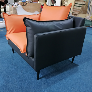 Sofá moderno <span class=keywords><strong>de</strong></span> piel sintética para sala <span class=keywords><strong>de</strong></span> estar, mueble <span class=keywords><strong>de</strong></span> 2 <span class=keywords><strong>plazas</strong></span>, moderno <span class=keywords><strong>y</strong></span> barato, color marrón - Product Image 5