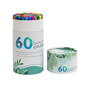 Ensemble de stylos pinceaux aquarelle à double pointe sur toile, 72, 80, 120 couleurs, pour enfants et adultes - Marqueurs de coloriage à pointe fine pour artistes - Product Image 3