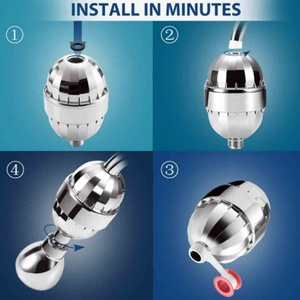 Skin Care Showerhead Kitchen Faucet Cleaner 15 Stages <b>Shower</b> Head Purifier Bathroom <b>Shower</b> Water Filter High Output Water Filter - Product Image 6