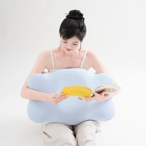 Oreiller orthopédique personnalisé en mousse à mémoire de forme WJ-2148 avec housse trapezoïdale <span class=keywords><strong>ergonomique</strong></span> en tricot pour le soutien du cou et de la tête pendant le sommeil - Product Image 4