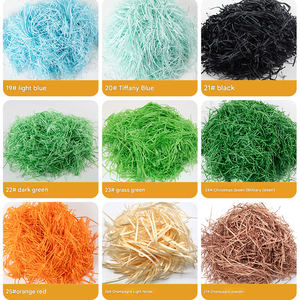 Rafi Herbe pour Boîte Cadeau En Vrac Papier Déchiqueté Soie Comme Souvenir Paquet De Remplissage Inodore Sûr Boîte Cadeau Remplissage Herbe De Raphia - Product Image 5