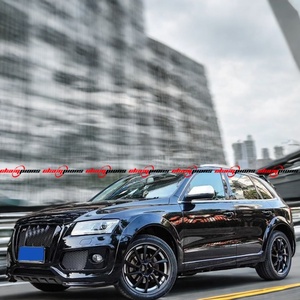 At Style Kit de carrosserie de pare-chocs avant et arrière pour <span class=keywords><strong>Audi</strong></span> Q5 2009-2017 Matériau ABS Barre avant Lèvre arrière et jupe latérale Nouvelle mise à niveau - Product Image 5