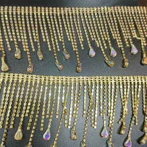 Top une coupe de strass de qualité sur 100 belles couleurs en stock pour la fabrication de bijoux et les colliers de mode - Product Image 2