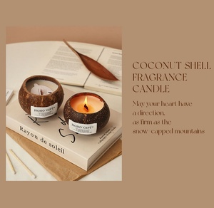 Vela aromática de cáscara de coco, vela perfumada de larga duración, cera de soja de cáscara de coco, recuerdo navideño, vela perfumada de alta gama - Product Image 5